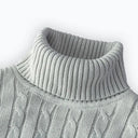 Men's Cozy Turtleneck Knit Sweater Winter Style Essential