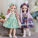 Customizable BJD Doll Interactive Dress-Up Toy with 3D Eyes