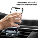 Olaf Gravity Car Phone Holder: Secure Air Vent Clip Mount for iPhone Samsung  ourlum.com   