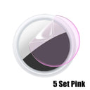 Hydrogel Pet Locator Tracker Screen Protector for Apple Airtag  ourlum.com 5 Set Pink  