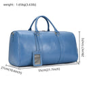 Big Capacity Genuine Leather Travel Bag For Men Women Stylish