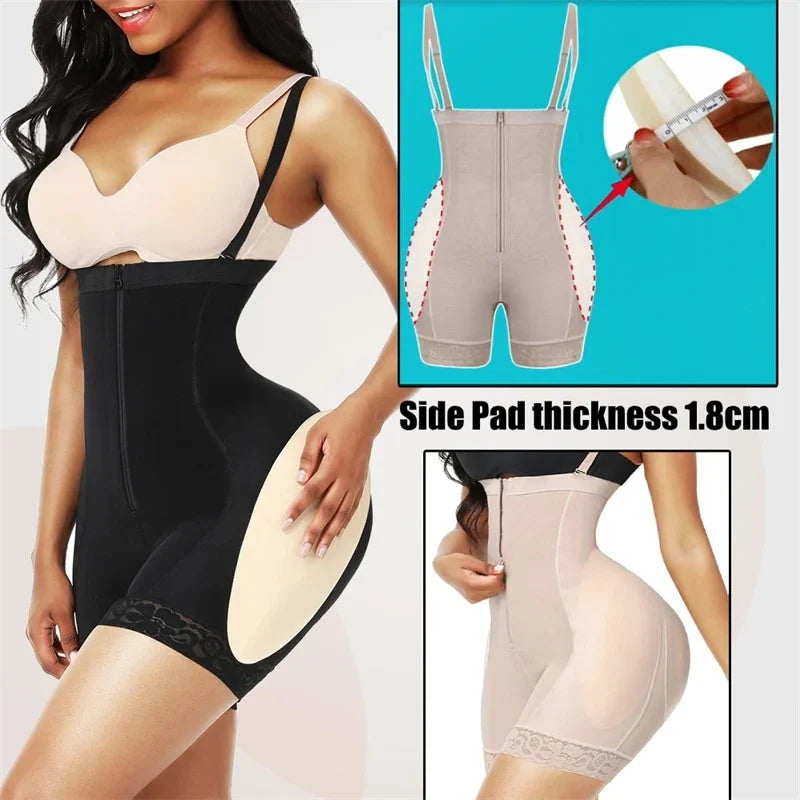 Colombianas Hip Pads Shapewear: Butt Lifter & Tummy Control Body Shaper