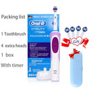 Rotating Whitening Electric Toothbrush: Deep Clean Rechargeable