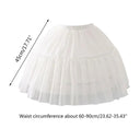 Fluffy Tutu Skirt Chic Petticoat for Girls and Women