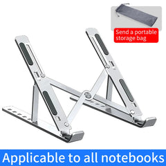 Aluminum Laptop Stand: Adjustable Cooler for Enhanced Comfort