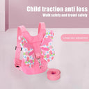 Angel Wings Baby Safety Harness Backpack for Cute Girls Pink