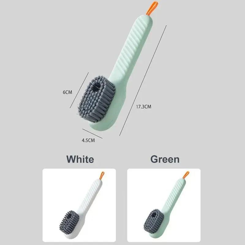 Ultimate Liquid Shoe & Clothes Cleaning Brush with Long Handle - All-in-One Cleaning Tool  ourlum.com   