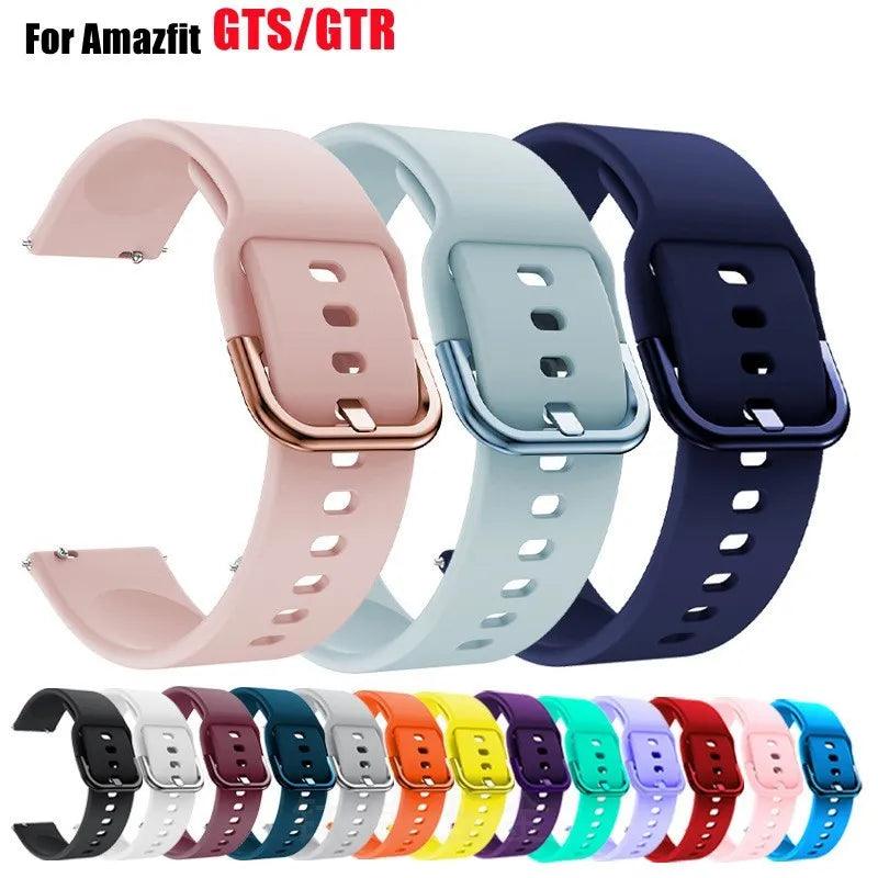 Silicone Bracelet Watch Band for Amazfit and Samsung Smartwatches  ourlum.com   