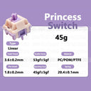 Princess Switch Tactile HIFI Mechanical Keyboard Switches Custom Options