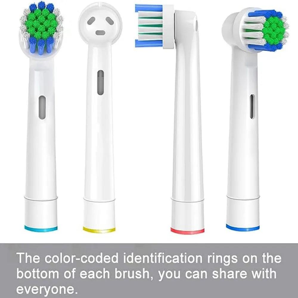Oral-B Braun Compatible Replacement Toothbrush Heads - Family Pack of 4/12/16/20 Brush Heads  ourlum.com   