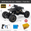 ZWN Off-Road 4WD RC Car With LED Lights - Ultimate Remote Control Truck  ourlum.com 28CM Black 1B Alloy  