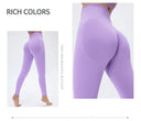 Seamless High Waist Nude Yoga Pants Women's Hip Lifting Fitness