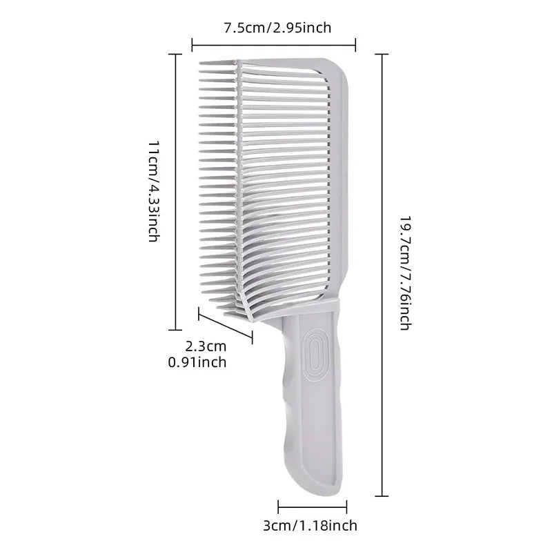 Fading Comb Professional Barber Clipper Blending Flat Top Hair Cutting Comb For Men Heat Resistant Fade Brush  ourlum.com   