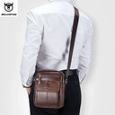 Bullcaptain Casual Men's Shoulder Bags High-Quality Leather