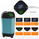 Portable Electric Camping Shower with Digital Temp Display