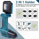 1pcs 2-IN-1 Power Tool Holder Battery Mount Hanger Case