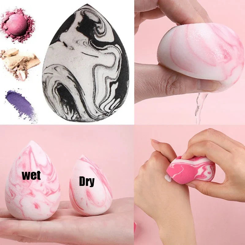 1PCS Makeup Sponge Puff  Women Egg Shaped Beauty Blending Makeup Sponge Cushion Powder Sponge Beauty Tool Makeup Accessories  ourlum.com   