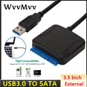 USB 3.0 to SATA Adapter Cable for 3.5/2.5 Inch SSD HDD