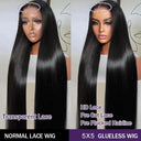 Premium Bone Straight HD Lace Front Wig Brazilian Remy Hair