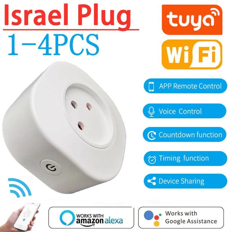 Israel Smart Wifi Power Plug: Home Automation for Alexa & Google Home  ourlum.com   