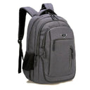 Large Capacity Backpack Men Laptop Backpacks 15.6 Oxford Black Solid High School Bags Teen College Boy Gril Student Backpack  ourlum.com Top Dark Grey 50x35x19 cm CN