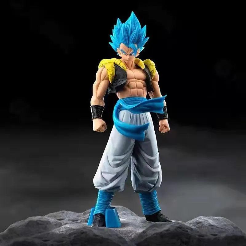 Dragon Ball Z Super Saiyan Blue Gogeta PVC Action Figure: Desktop Decor for Kids  ourlum.com no box  