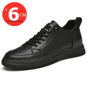 Casual Men Elevator Shoes Height Increase 6CM Lift Sneakers