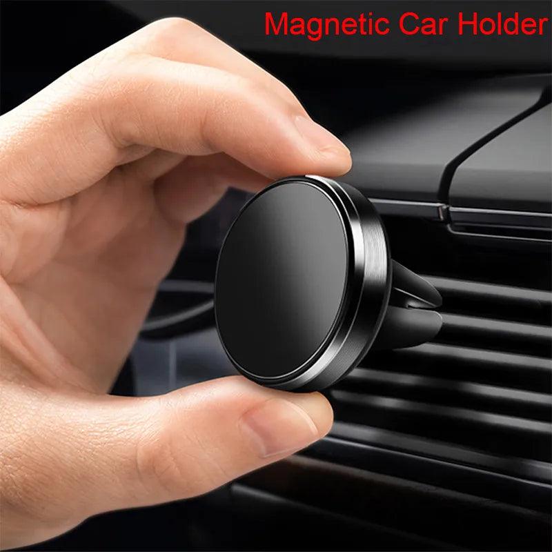 Car Phone Holder: Powerful Magnetic Mount for iPhone Samsung GPS  ourlum.com   