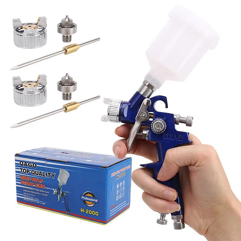 LUCHSHIY Paint Spray Gun H-2000 Airbrush Professional Mini 0.8/1.0mm Nozzle Spray Gun For Cars Pneumatic Tool DIY Spraying  ourlum.com   