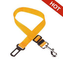 Adjustable Pet Car Safety Belt with Quick Release Clip  ourlum.com Yellow  