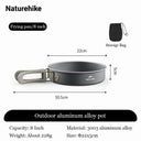 Naturehike 1L Aluminum Camping Cookware Set for Adventurers