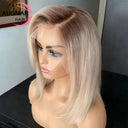 Effortless Elegance Pre Plucked Ombre Blonde Lace Front Wig