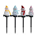 LED Solar Snowman Garden Lights for Festive Pathway Décor