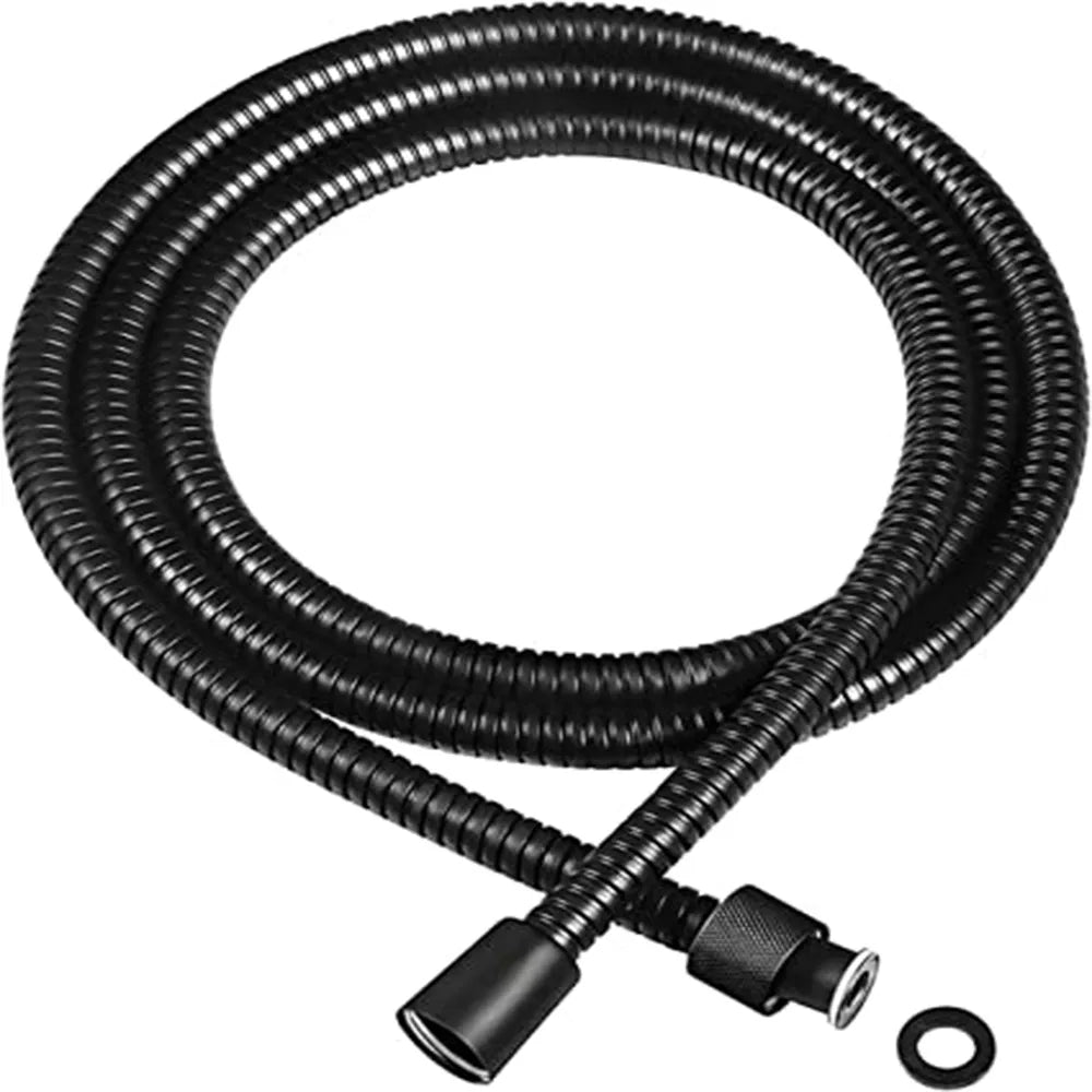 Black Flexible Stainless Steel Shower Hose: Enhance Your Shower Experience  ourlum.com   