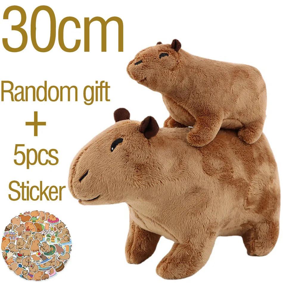 Capybara Plush Toy: Realistic Anime Fluffy Stuffed Animal Gift  ourlum.com   