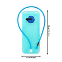 2L Portable Hydration Water Bag With Drinking Tube For Cycling