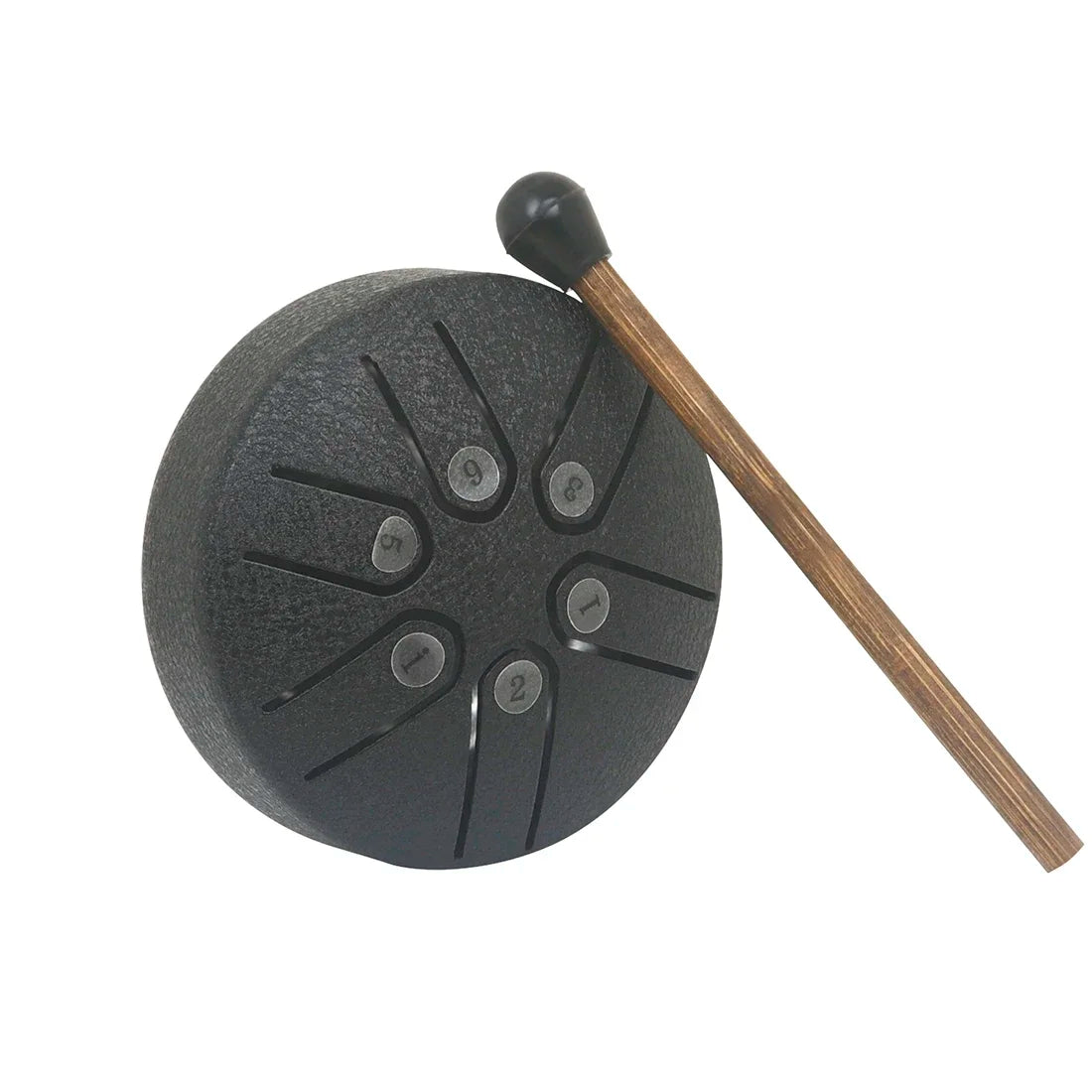 3 Inch 6-Tone Steel Tongue Hand Drum Mine Empty Drums With Drumsticks Beginners Percussion Musical Instruments Children's Gift