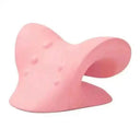 Cervical Spine Massage Pillow U Shaped Pillow Gravity Shiatsu Cervical Massage Pillow Neck and Shoulder Repair Neck Relaxation  ourlum.com pink  