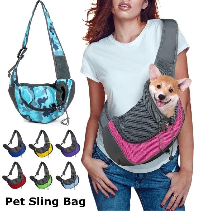 Pet Carrier Sling Bag: Stylish Comfortable Outdoor Travel for Small Dogs  ourlum.com   