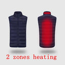 9 Areas Heated Vest Jacket USB Men Winter Hunting Jacket