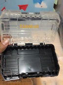 Stackable DEWALT Drill Parts Storage Box for Tool Organization