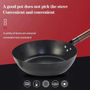 28cm Non-Stick Cast Iron Wok Pan for Gas and Induction Cooktops