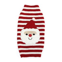 Cozy Snowman Print Winter Pet Sweater for Dogs and Cats  ourlum.com Santa Claus XXS 