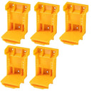 5PCS Wall-Mount Tool Holder for Dewalt & Milwaukee Battery