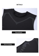 Compression Tank Top Men Gym Shirt Sleeveless Quick Dry