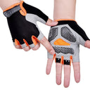 Hot Cycling Antislip Antisweat Half Finger Gloves Unisex