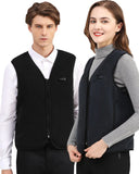 10 Areas Heated Vest Men Women USB Electric Self Heating Vest