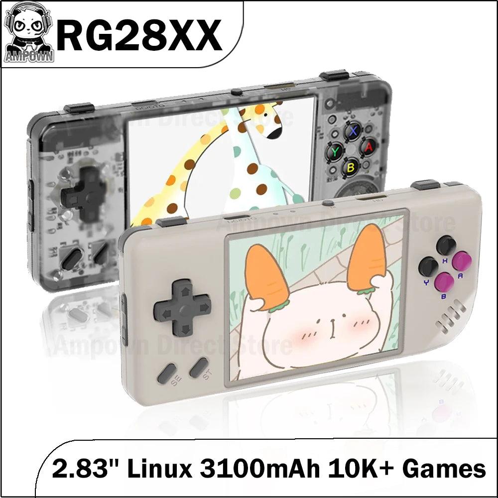 ANBERNIC RG28XX 2.83'' IPS Portable Handheld Game Players Linux System 3100mAh Mini Video Games Console PS1 GB GBA 10000+ Games