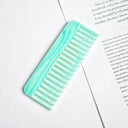 Wide Teeth Acetate Hair Combs Anti-static Massage Hair Brush Hairdressing Colorful Hairdress Salon Styling Traveling Accessories  ourlum.com NO.18 11.8x4.6cm  