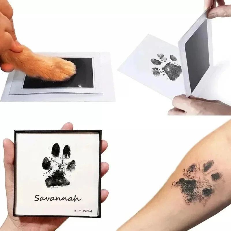 Inkless Pet Paw and Baby Handprint Pad - Mess-free Safe Printing Solution  ourlum.com   